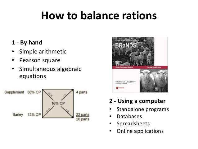 dairy ration balancing software